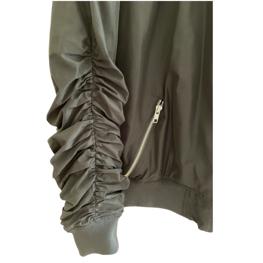 NANA JUDY Black La Brea Bomber Jacket Sz S - Picture 7 of 10
